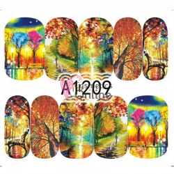 Stickere cu Apa pentru unghii cod A1209